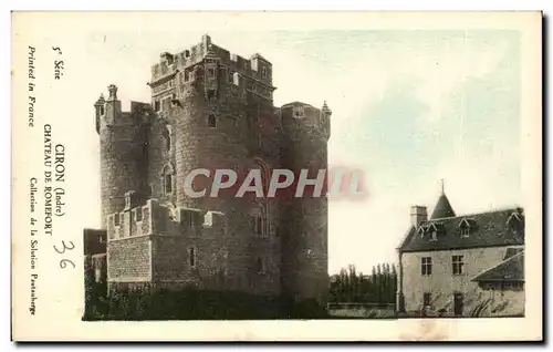 Cartes postales Ciron Chateau De Romefort