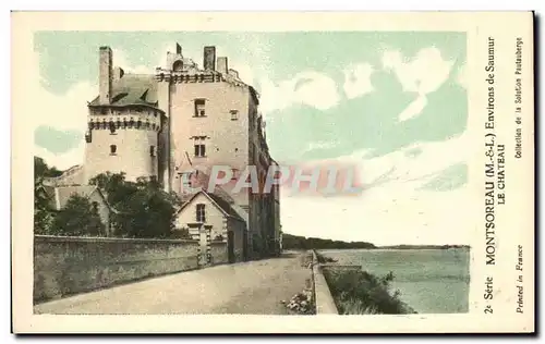 Cartes postales Montsoreau Environs de Saumur Le Chateau