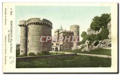 Cartes postales Pontgibaud Le Chateau