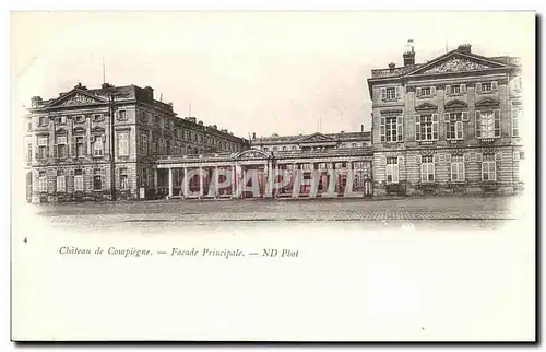 Ansichtskarte AK Chateau De Compiegne Facade Principale