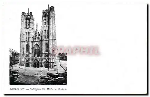 Cartes postales Bruxelles Collegiale SS Michel et Gudule