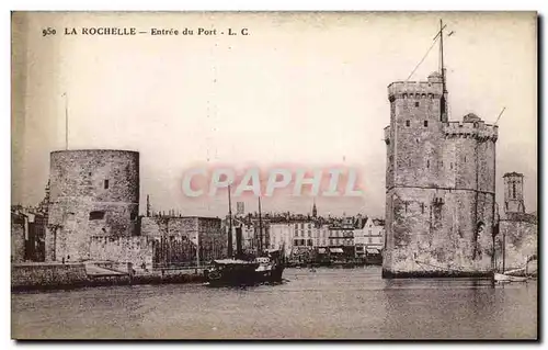 Cartes postales La Rochelle Entree du Port