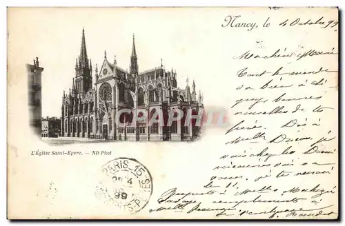 Cartes postales Nancy L&#39Eglise Saint Epvre