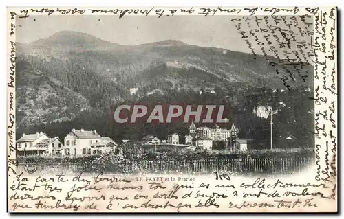 Cartes postales Le Fayet et le Prarion