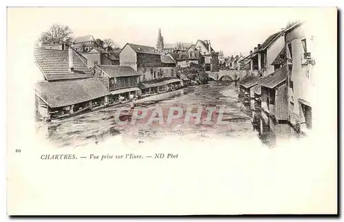 Cartes postales Chartres Vue Prise Sur l&#39Eure