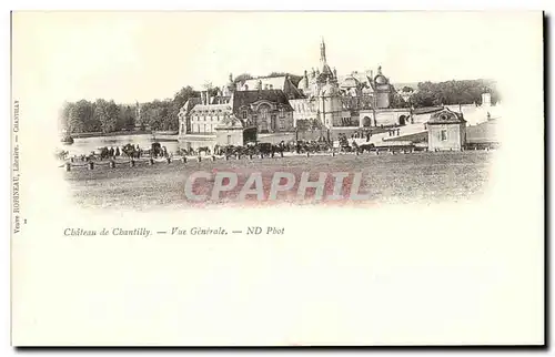 Cartes postales Chateau de Chantilly Vue Generale