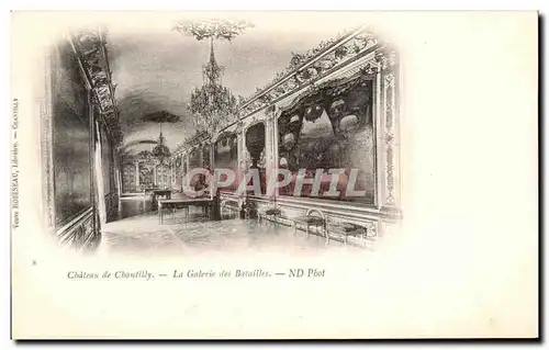 Cartes postales Chateau de Chantilly La Galerie des Batailles