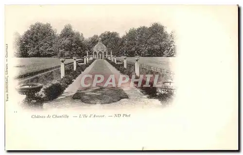 Cartes postales Chateau De Chantilly L&#39lle D&#39Amour