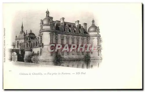 Cartes postales Chateau De Chantilly Vue Generale du Parterre