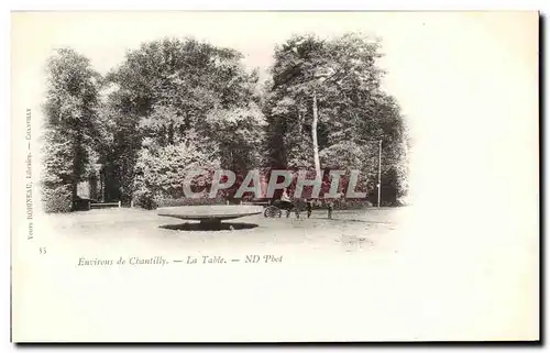 Cartes postales Environs De Chantilly La Table