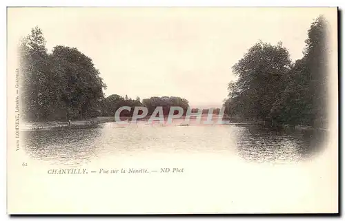 Cartes postales Chantilly Vue Sur La Nonette