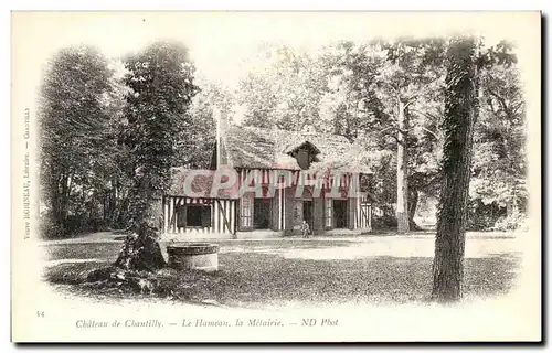 Cartes postales Chateau de Chantilly Le Hameau La Metairie