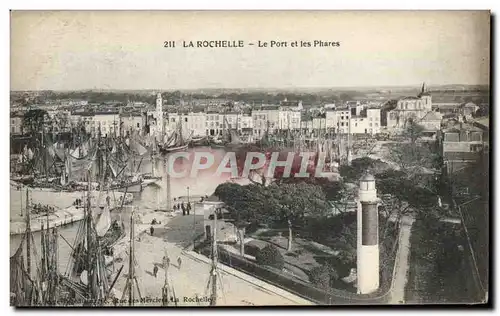 Cartes postales La Rochelle Le Port Et Les Phares Bateaux