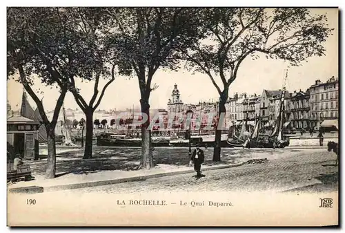 Cartes postales La Rochelle Le Quai Duperre Bateau