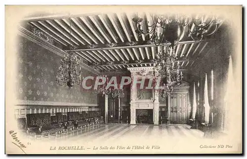 Cartes postales La Rochelle La Salle des Fetes de l&#39Hotel de Ville