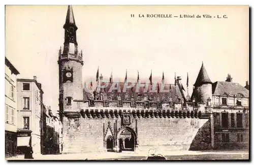 Cartes postales La Rochelle L&#39Hotel de Ville