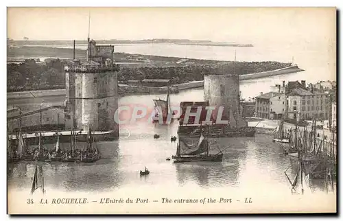 Cartes postales La Rochelle L&#39Entree du Port Bateaux