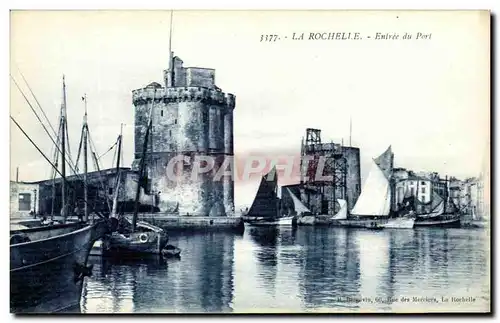 Cartes postales La Rochelle Entree du Port Bateaux