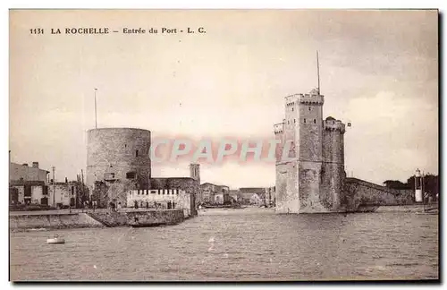 Cartes postales La Rochelle Entree du Port