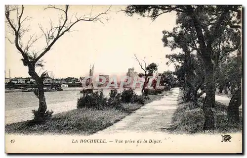 Ansichtskarte AK La Rochelle Vue prise de la Digue