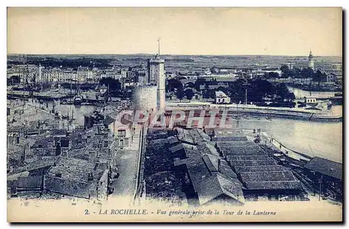 Cartes postales La Rochelle Vue generale prise de la Tour de la Lanterne