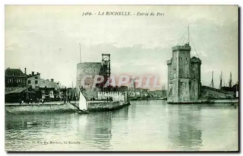 Cartes postales La Rochelle Entree du Port