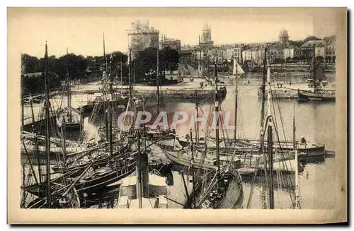 Ansichtskarte AK La Rochelle Vue Generale des Bassins Bateaux