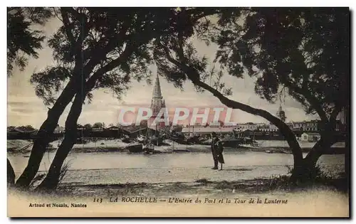 Cartes postales La Rochelle L&#39Entree du Port et la Tour de la Lanterne