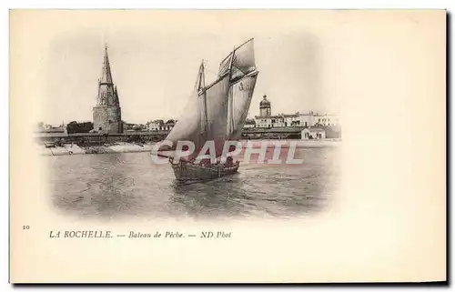 Cartes postales La Rochelle Bateau de Peche