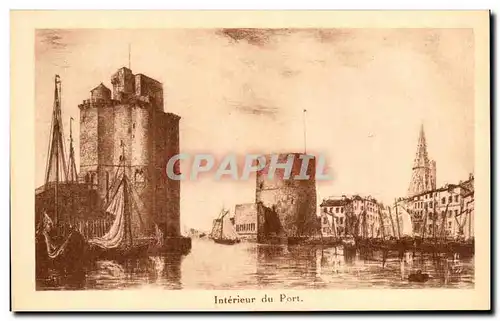 Cartes postales Interieur Du Port La Rochelle