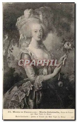 Ansichtskarte AK Musee Du Versailles Marie Antoinette Reine De France