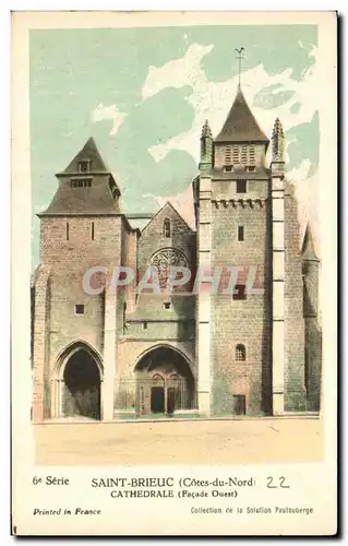 Cartes postales Saint Brieuc Cathedrale