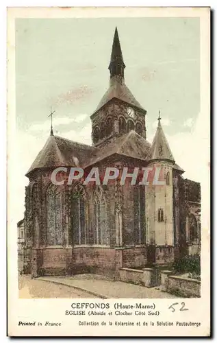 Ansichtskarte AK Ceffonds Eglise