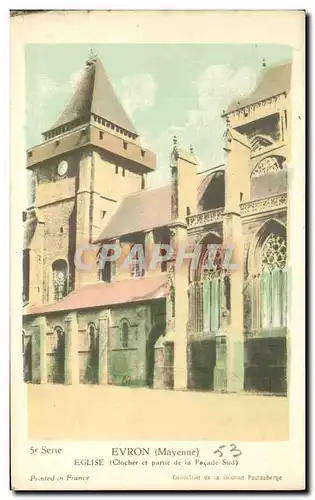 Cartes postales Evron Eglise