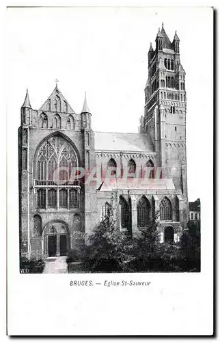 Cartes postales Bruges Eglise St Sauverur