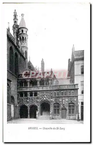 Cartes postales Bruges Chapelle du St Sang