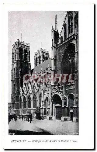 Cartes postales Bruxelles Collegiale Michel et Gudule Cote