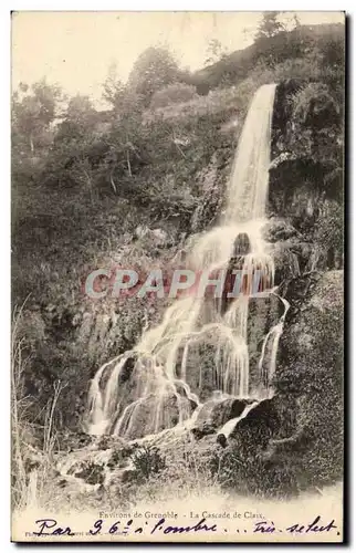 Cartes postales Environs de Grenoble La Cascade de Claix