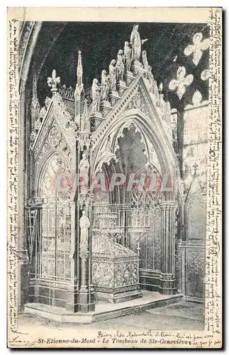 Cartes postales St Etienne du Mont Le Tombeau de Ste Genevieve