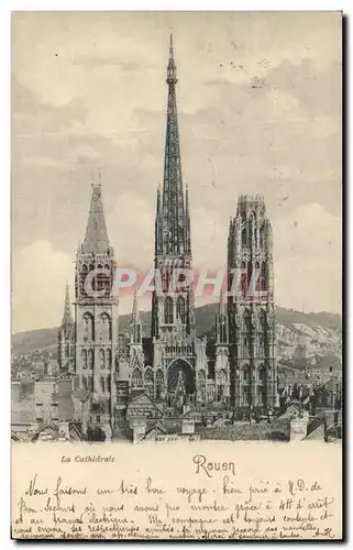 Cartes postales La Cathedrale Rouen