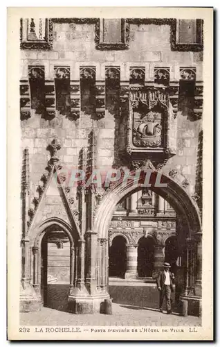 Cartes postales La Rochelle Porte D&#39Entree De L&#39Hotel De Ville