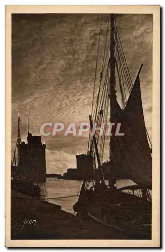 Cartes postales La Douce Franche La Rochelle L&#39Entree du Port Bateau