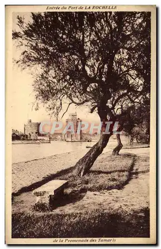 Ansichtskarte AK Entree du Port de La Rochelle de la Promenade des Tamaris