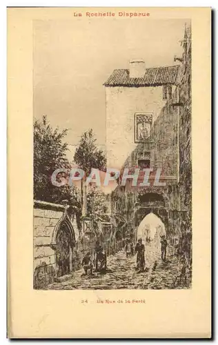 Cartes postales La Rochelle Disparue La Rue de la Ferte