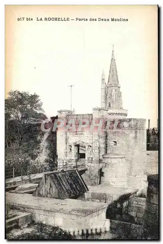 Ansichtskarte AK La Rochelle Porte des Deux Moulins