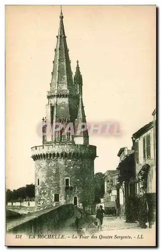 Cartes postales La Rochelle La Tour des Quatre Sergents