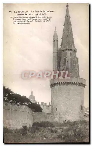 Cartes postales La Rochelle La Tour de la Lanterne