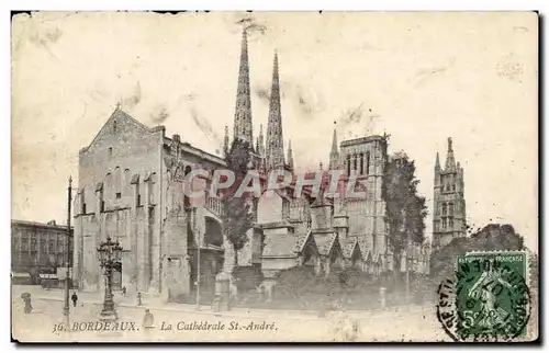 Cartes postales Bordeaux La Cathedrale St Andre