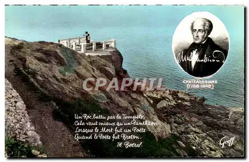 Cartes postales Saint Malo Chateaubriand