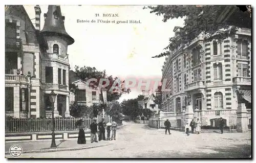 Cartes postales Royan Entree De l&#39Oasis Et Grand Hotel